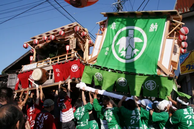 小須戸燈籠押合いまつり