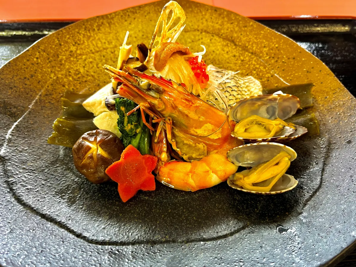 鯛の酒蒸し