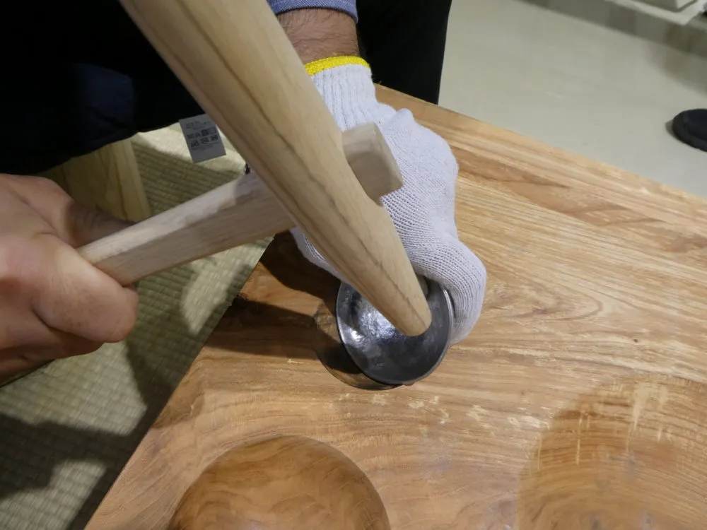 錫ぐい呑み製作体験