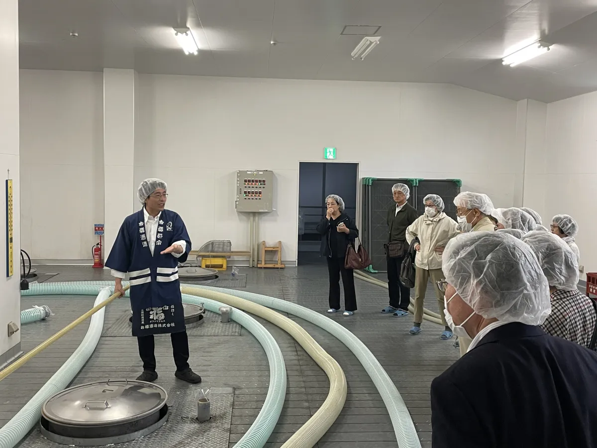 お福酒造酒蔵見学