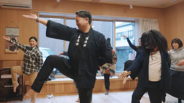 佐渡島で学ぶ　伝統芸能鬼太鼓