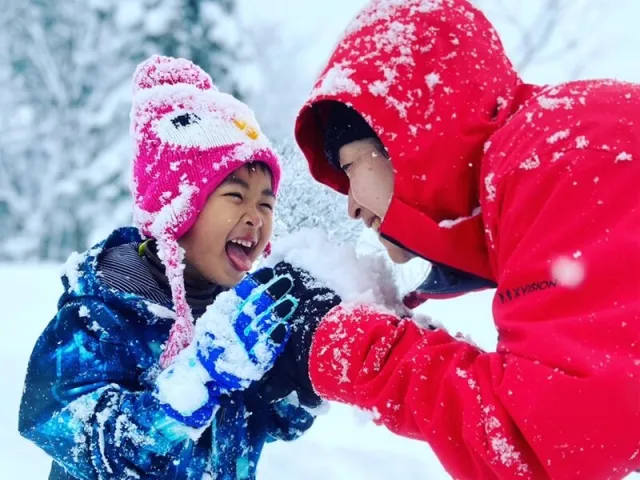 【はじめての雪遊び体験】 ゆきぐにたんけんたい（あてま 森と水辺の教室 ポポラ）
