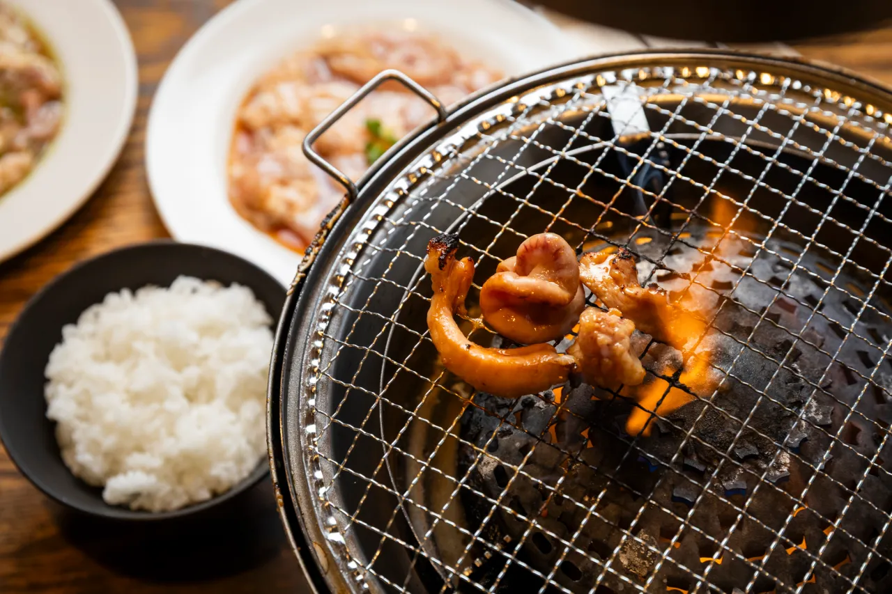 焼肉 はじめの一歩「60分もつ食べ放題定食」1,500円