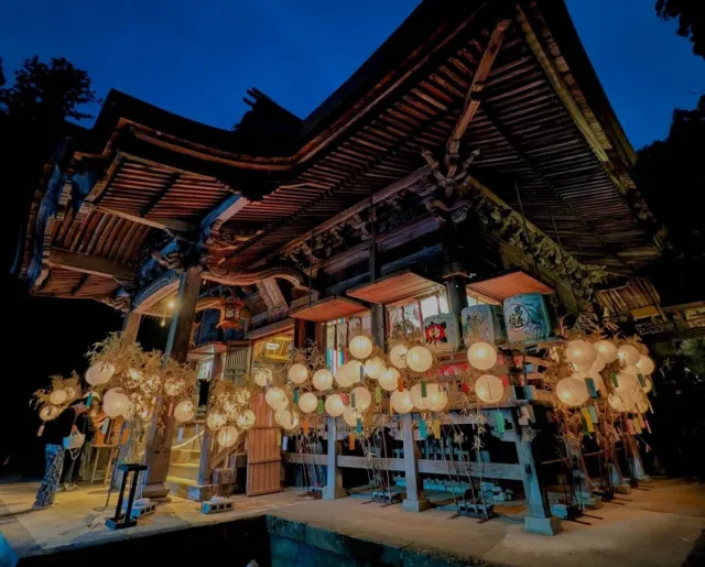 青海神社 あかりまいり