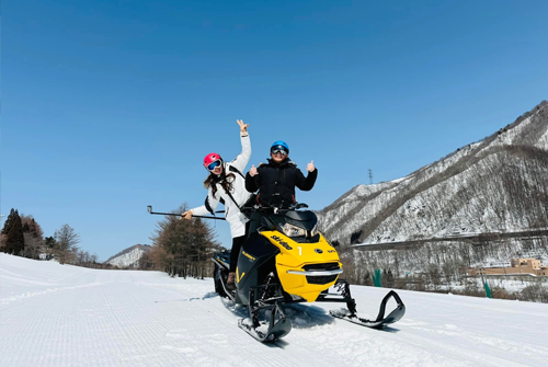 苗場スキー場内カッパスノーモービルランド