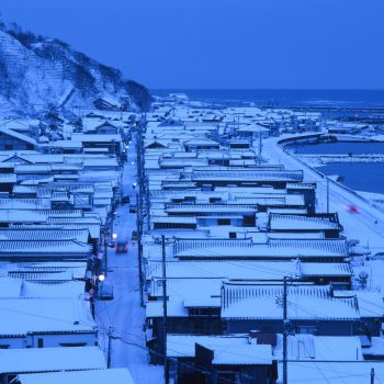 冬の出雲崎