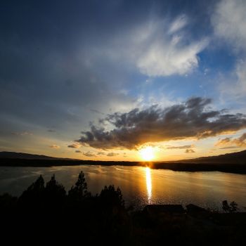 佐渡の夕陽