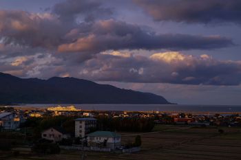 佐渡の夕陽