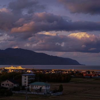 佐渡の夕陽