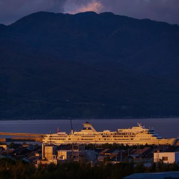 佐渡の夕陽