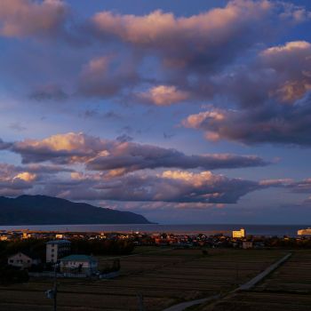 佐渡の夕暮れ