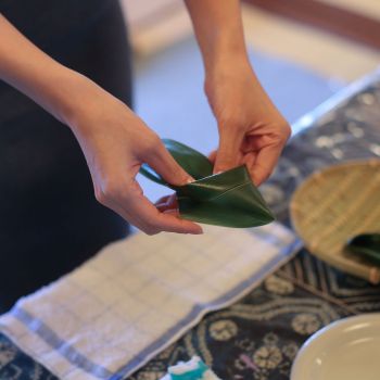 笹箕寿司作り体験