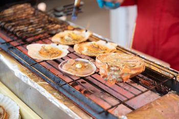 寺泊の浜焼き