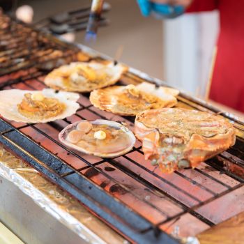 寺泊の浜焼き