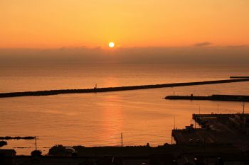 寺泊の夕日