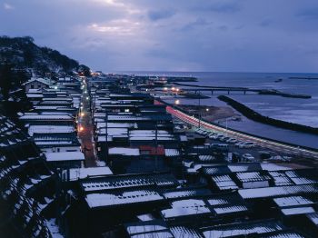 出雲崎夕景