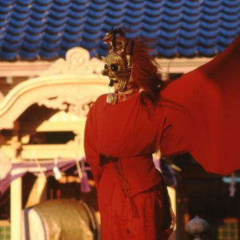 白山神社春季大祭舞楽