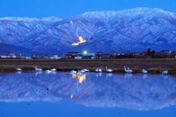 二王子岳映える