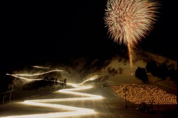 雪祭り花火