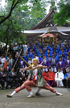 関山神社火祭り